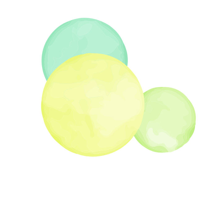 水彩の飾りイラスト