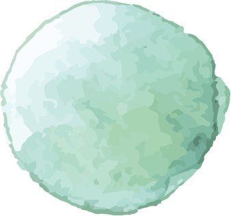 水彩の飾りイラスト