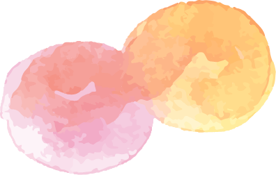 水彩の飾りイラスト